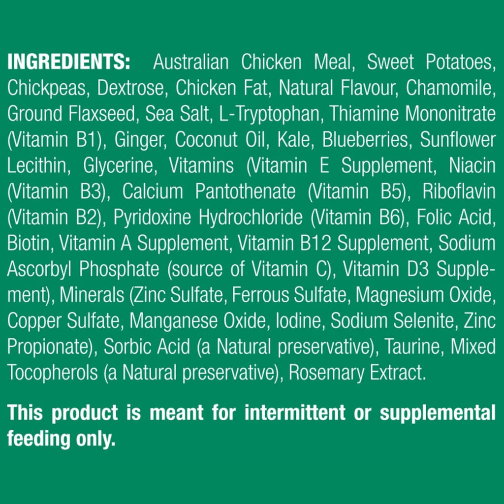 Vitarapid Calming Daily Treats for Dogs | Anxiety & Stress Relief | Storm & Separation Support | 210g