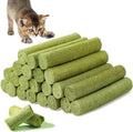 Freeze-Dried Cat Grass Stick Treats | Edible Dental Chew Toys for Cats & Kittens | Teeth Cleaning & Hairball Removal | 100g