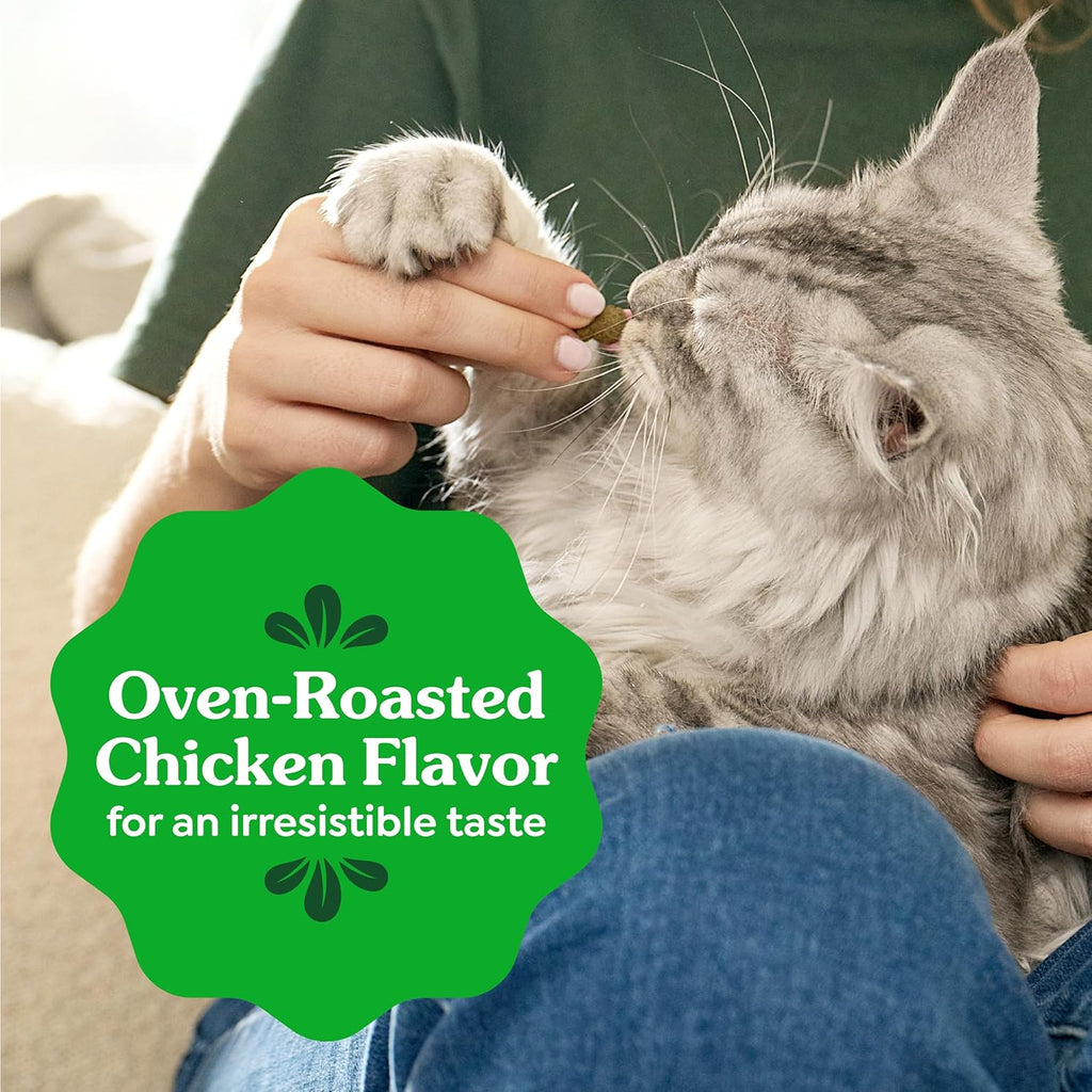 Oven-Roasted Chicken Flavour Cat Dental Treats | Teeth Cleaning & Tartar Control | Fresh Breath Cat Snacks | 60g