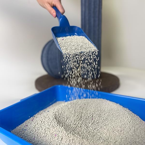 Lavender Cat & Kitten Litter, 15Kg - Long Lasting Clumping & Scoopable, Odour Neutraliser, Easy to Clean, Mild Lavender Scent
