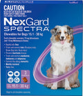 Spectra Flea, Tick & Worm Protection Chews for Large Dogs 15.1-30kg | Heartworm, Mite & Intestinal Worm Treatment | 3 Pack
