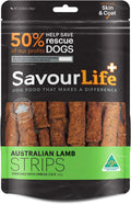 Australian Lamb Strip Dog Treats | High Protein Natural Dog Snacks | Single Ingredient Training Treats for Dogs | 165g