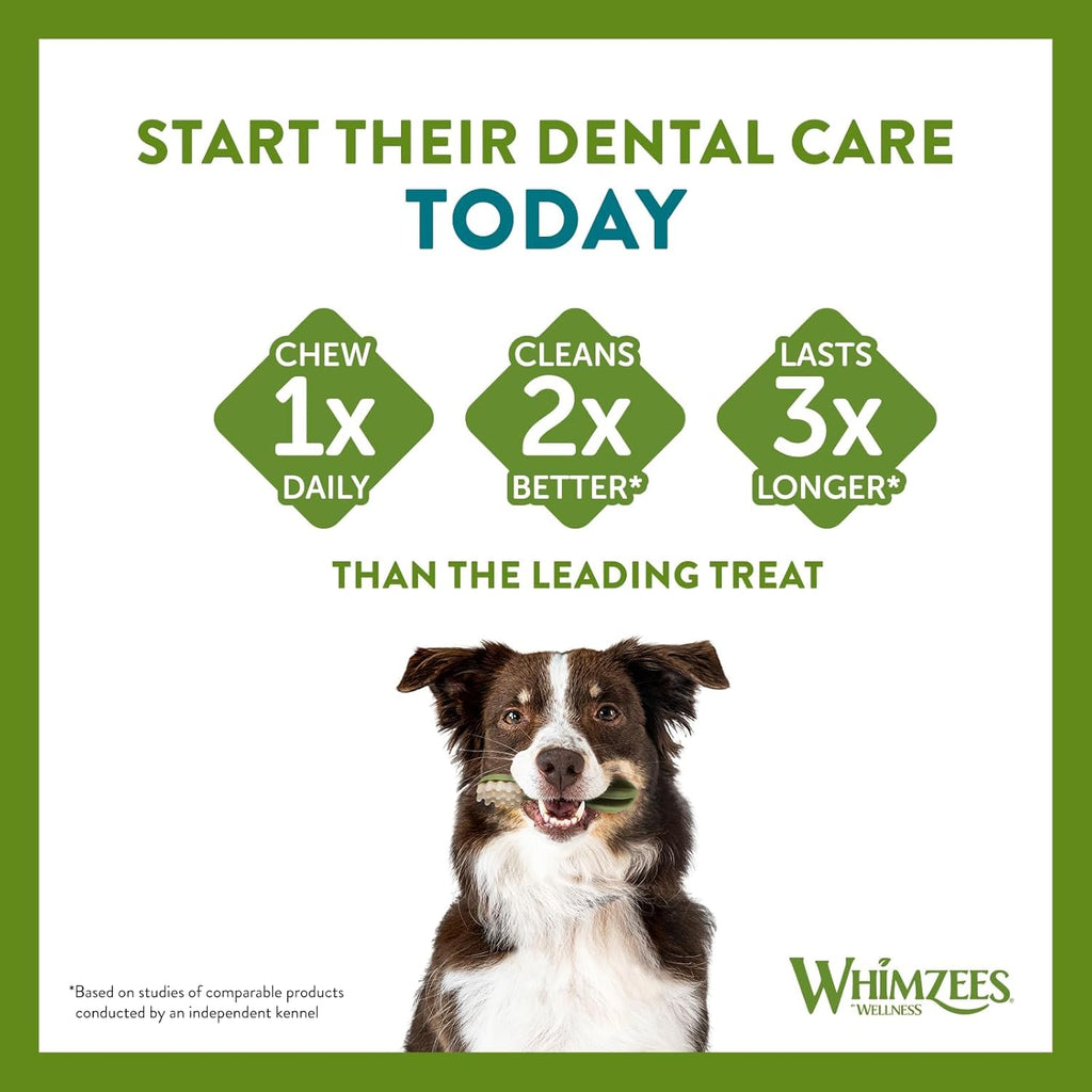 Dental Dog Treats Variety Box | Daily Dental Chews for Medium Dogs 12-18kg | Natural Tartar & Plaque Control | 28 Pack