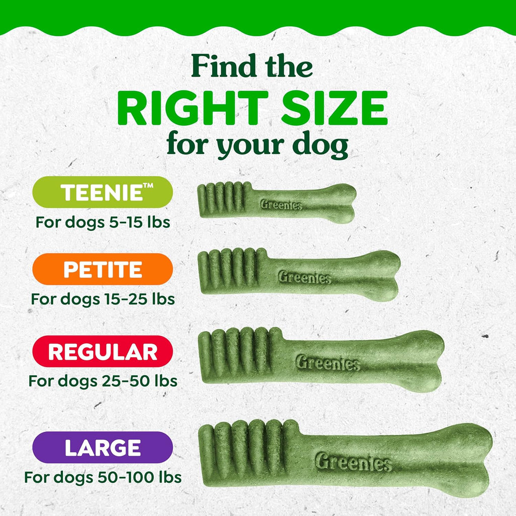 Canine Dental Dog Treats | Daily Oral Care Petite Chews | Tartar & Plaque Control | 60 Chews | 1.02kg Value Pack