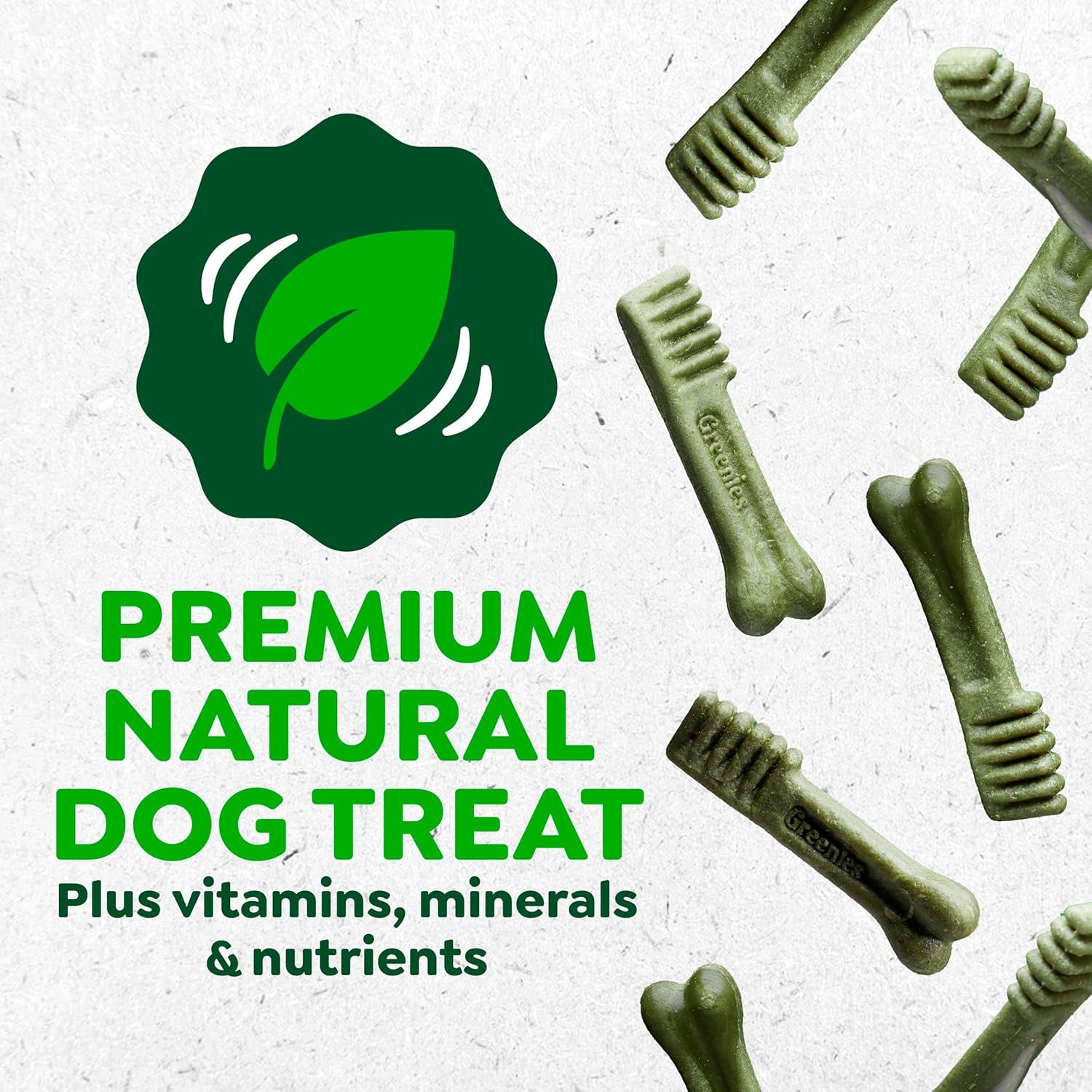 Canine Dental Dog Treats | Daily Oral Care Petite Chews | Tartar & Plaque Control | 60 Chews | 1.02kg Value Pack