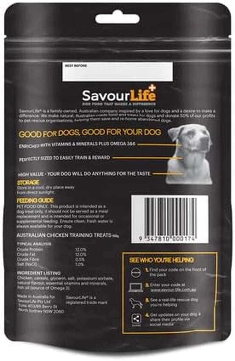 Australian Chicken Dog Training Treats | High Protein Natural Dog Snacks | Single Ingredient Treat for Dogs | 165g