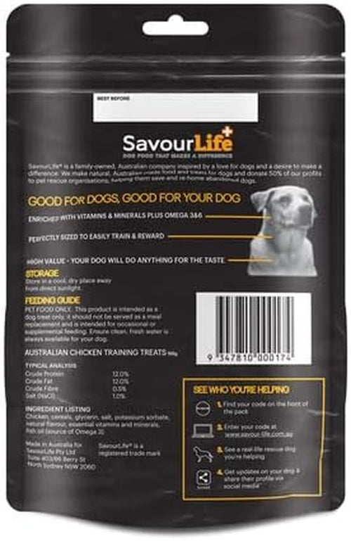 Australian Chicken Dog Training Treats | High Protein Natural Dog Snacks | Single Ingredient Treat for Dogs | 165g